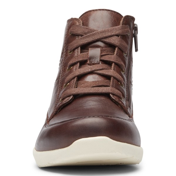 Vionic Trainers Ireland - Shawna Bootie Brown - Womens Shoes Sale | GLNCB-7692